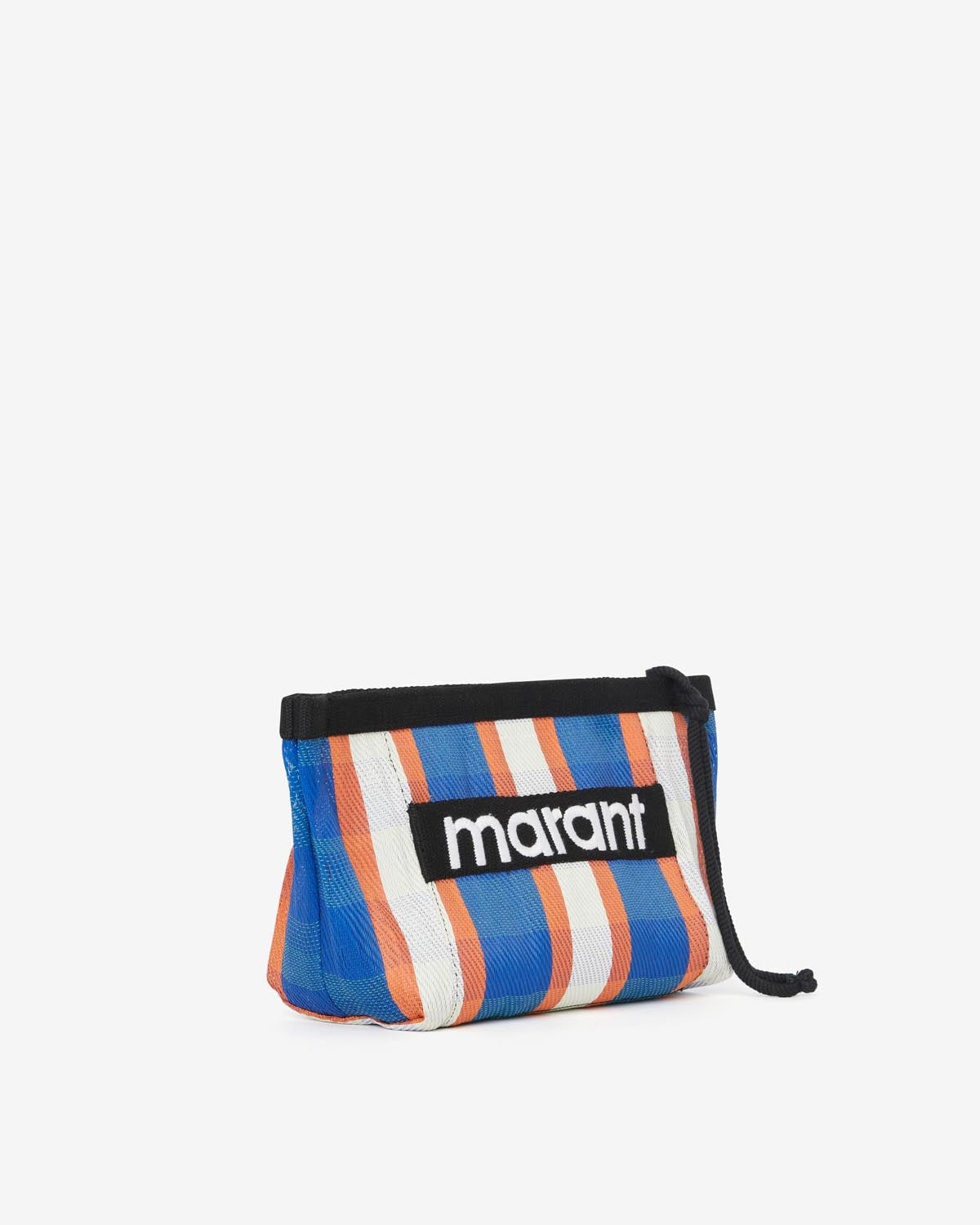 Pochette powden a righe - White-blue-orange - Woman - 4