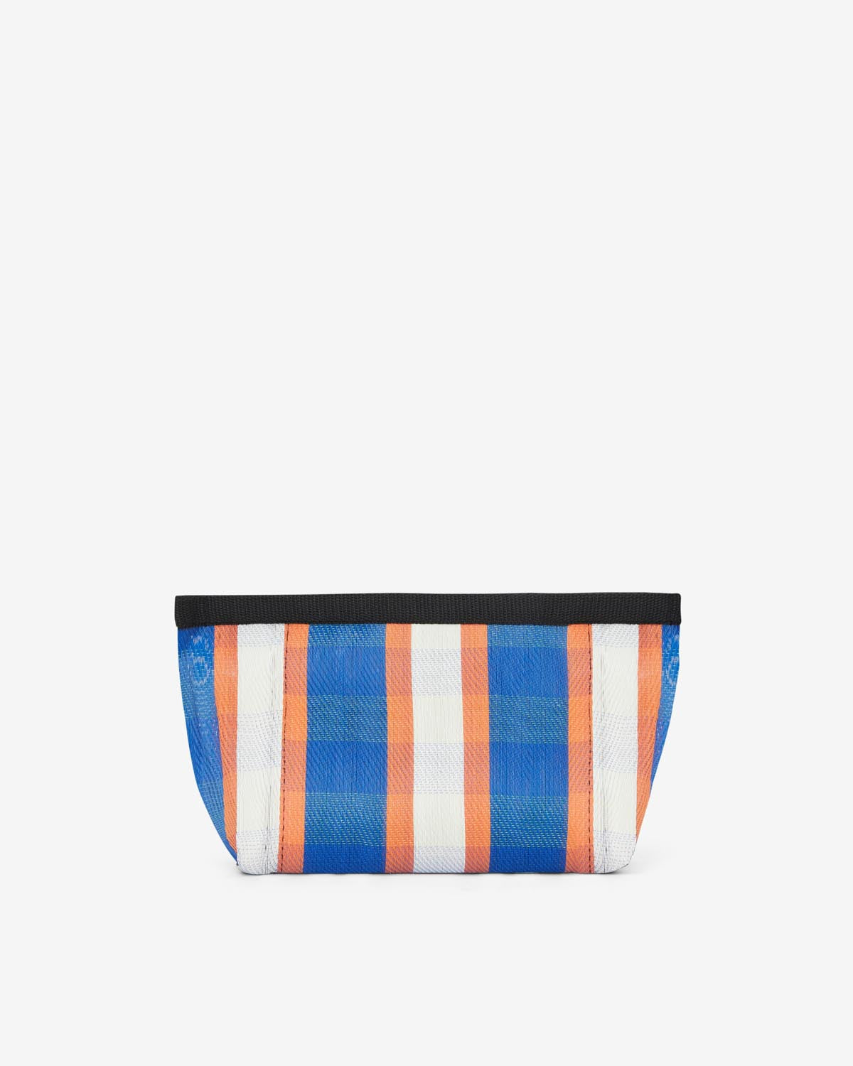 Pochette powden a righe - White-blue-orange - Woman - 2