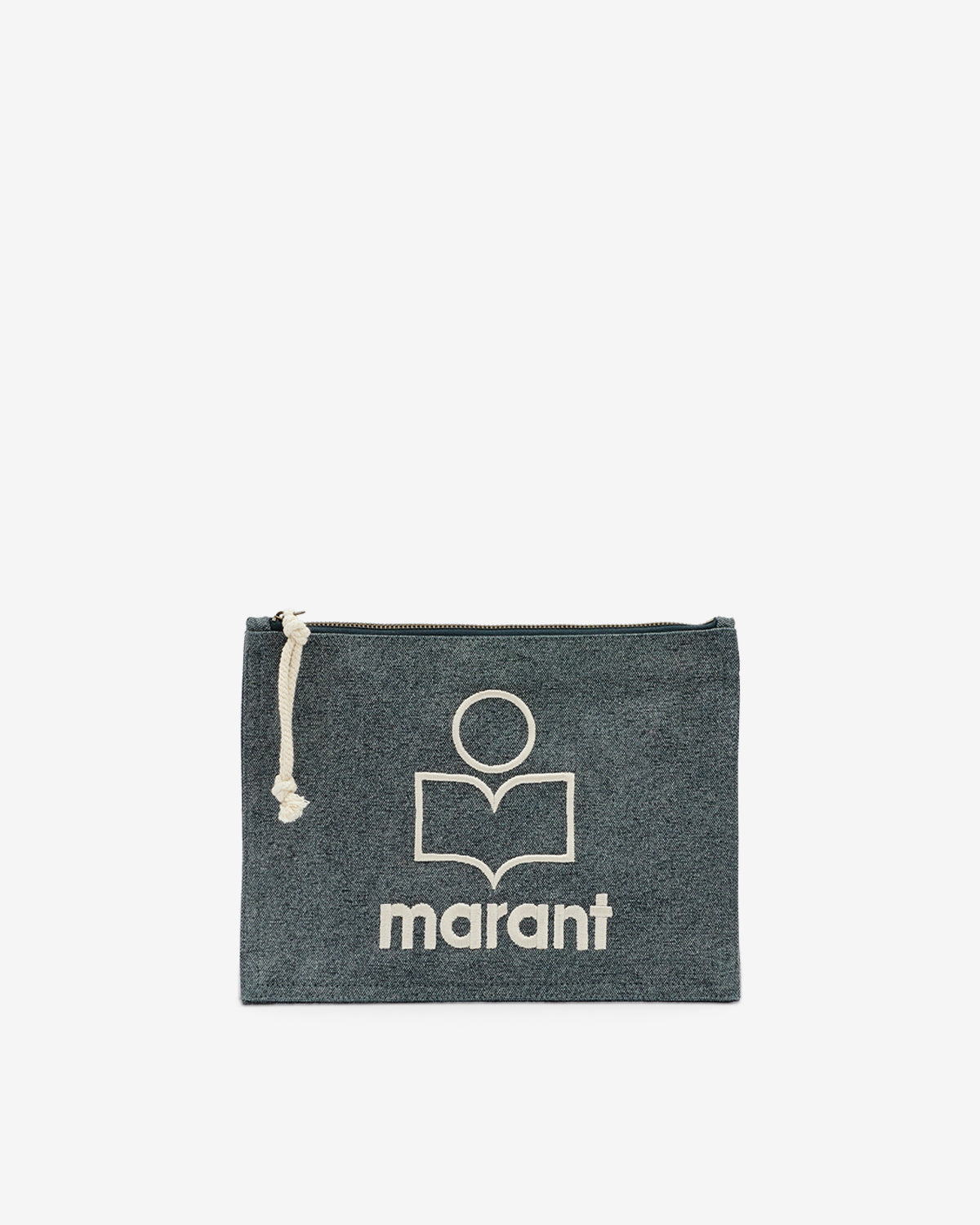 Cartera netia de algodón lavado con logotipo - Negro lavado - Woman - 1