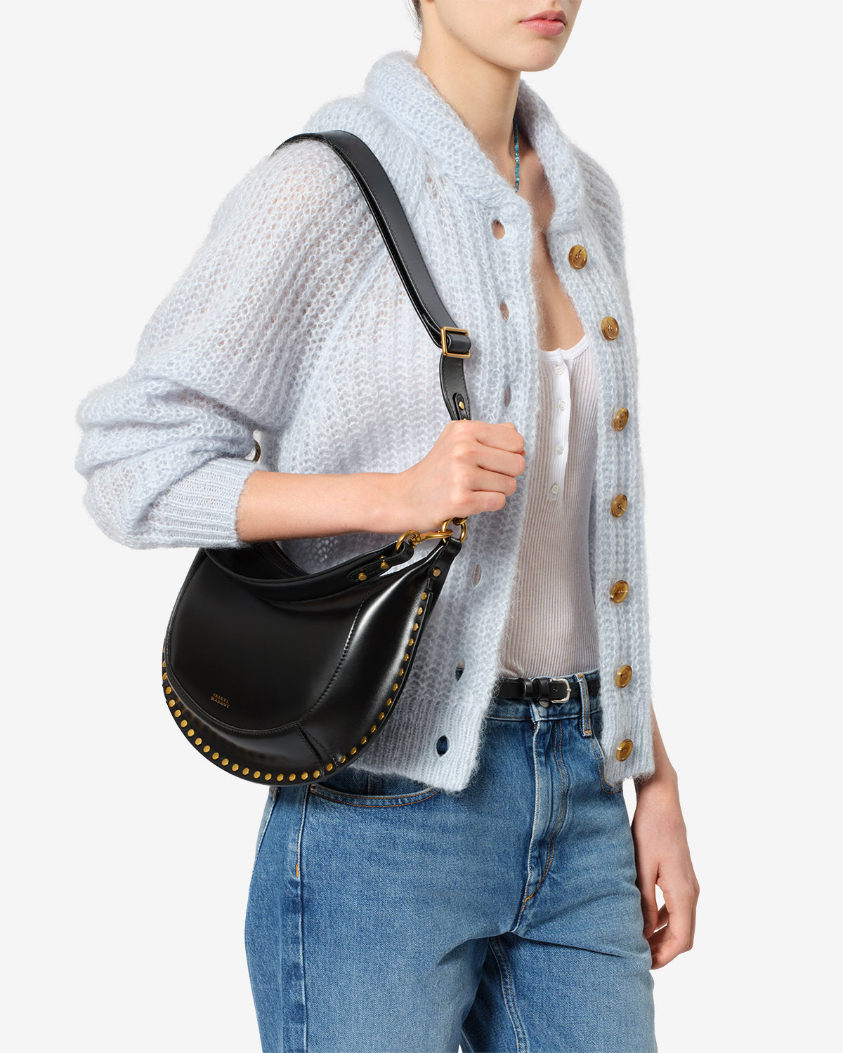 Naoko Bag Woman black | ISABEL MARANT Official online store