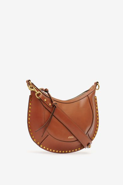Ledertasche naoko mit nieten - Cognac - Woman - 8