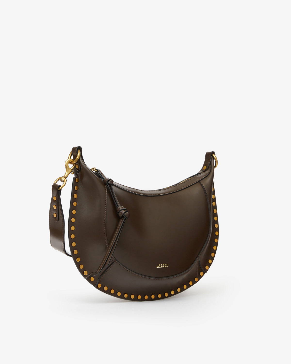 Ledertasche naoko mit nieten - Dunkelbraun - Woman - 5