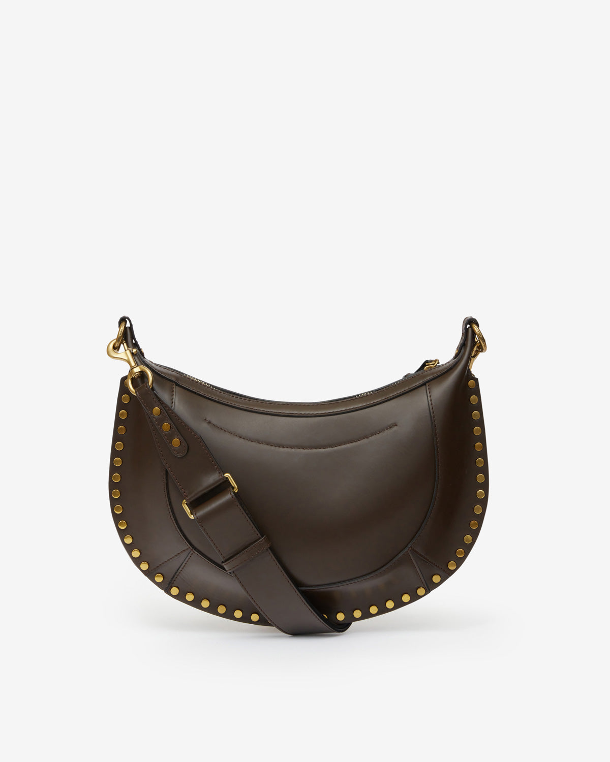 Ledertasche naoko mit nieten - Dunkelbraun - Woman - 2