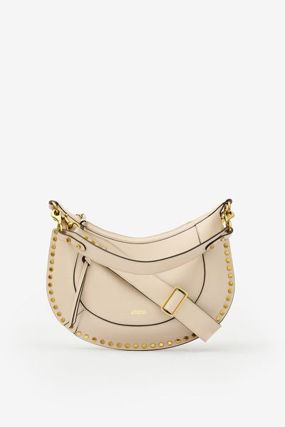 Ledertasche naoko mit nieten - Light beige - Woman - 1