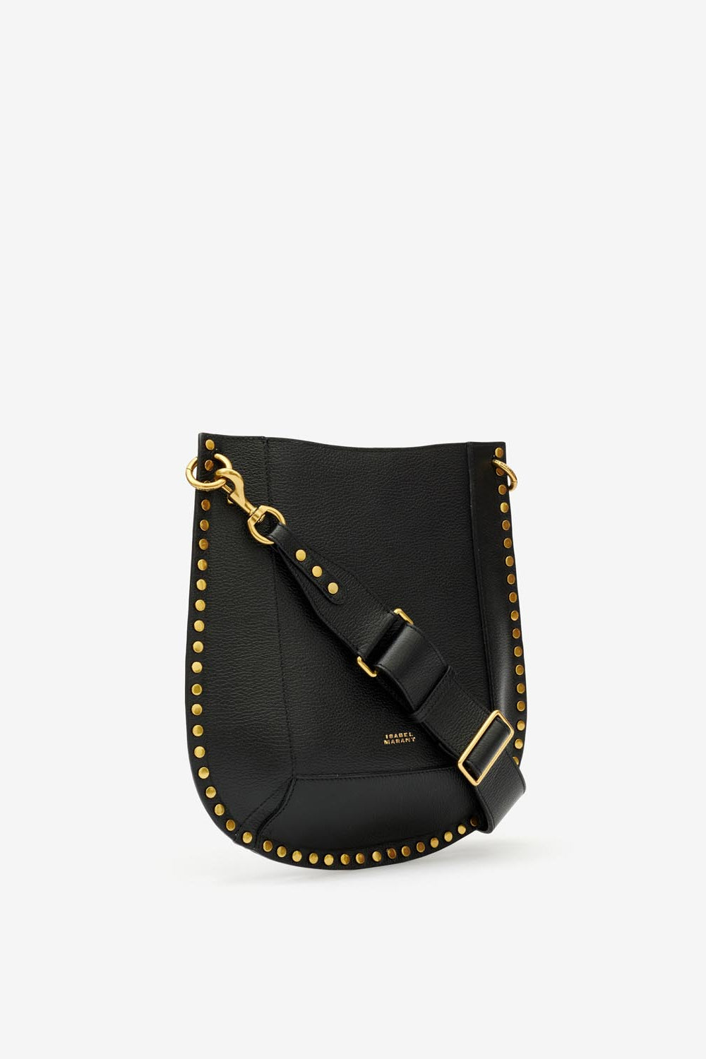 Leather hobo bag oskan - Black - Woman - 9
