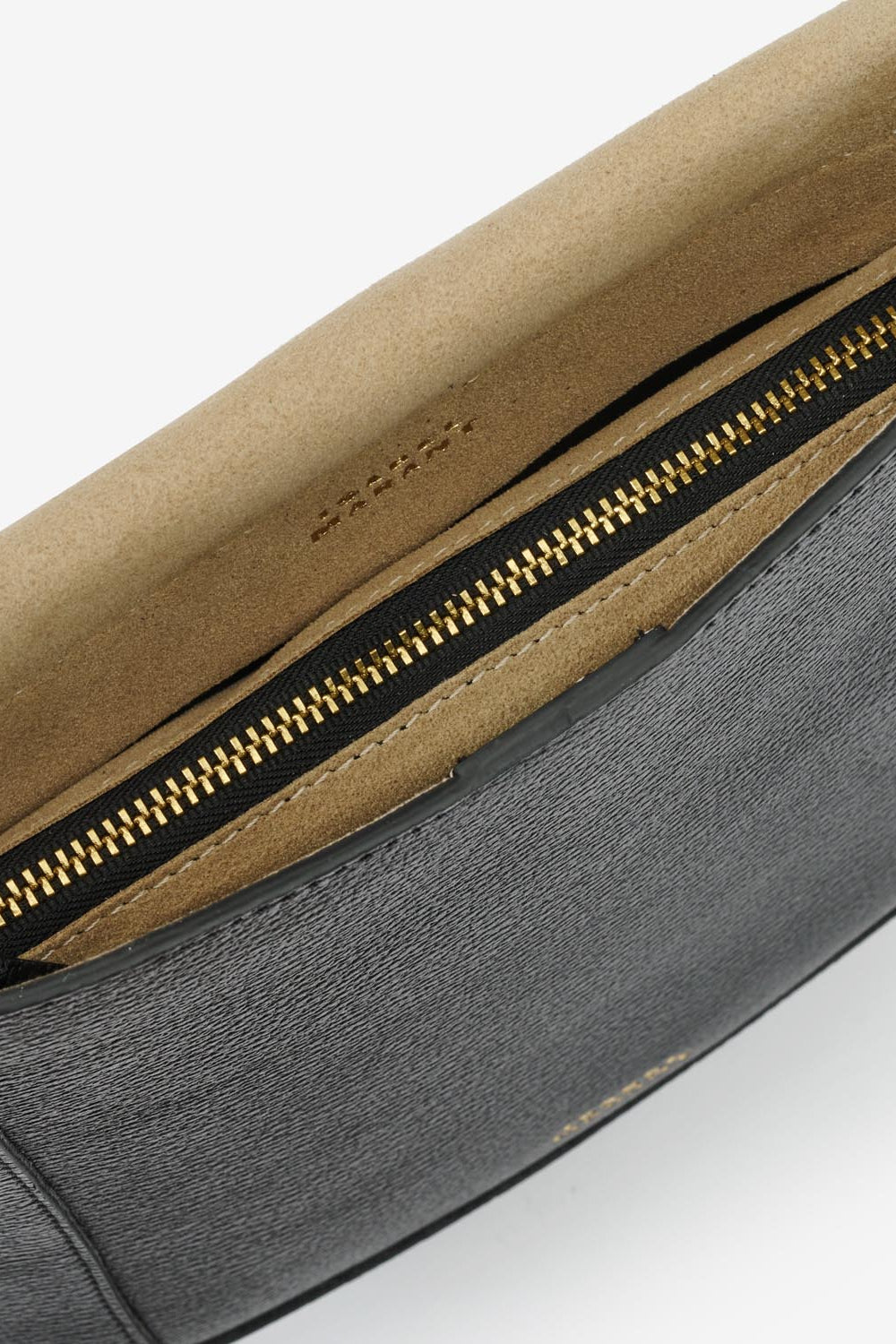 Leather hobo bag oskan - Black - Woman - 7