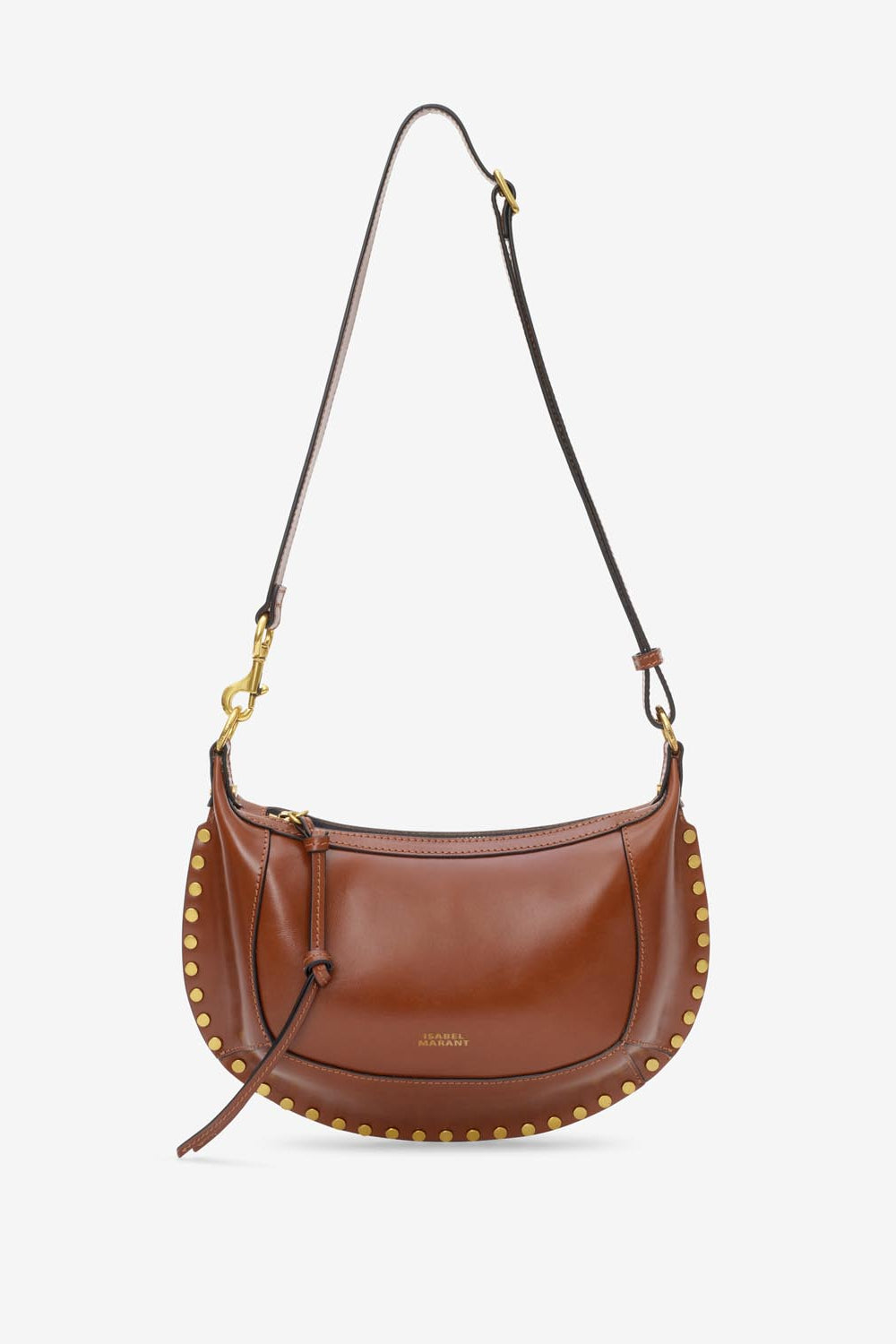 Borsa oskan moon da portare a spalla in pelle - Cognac - Woman - 6