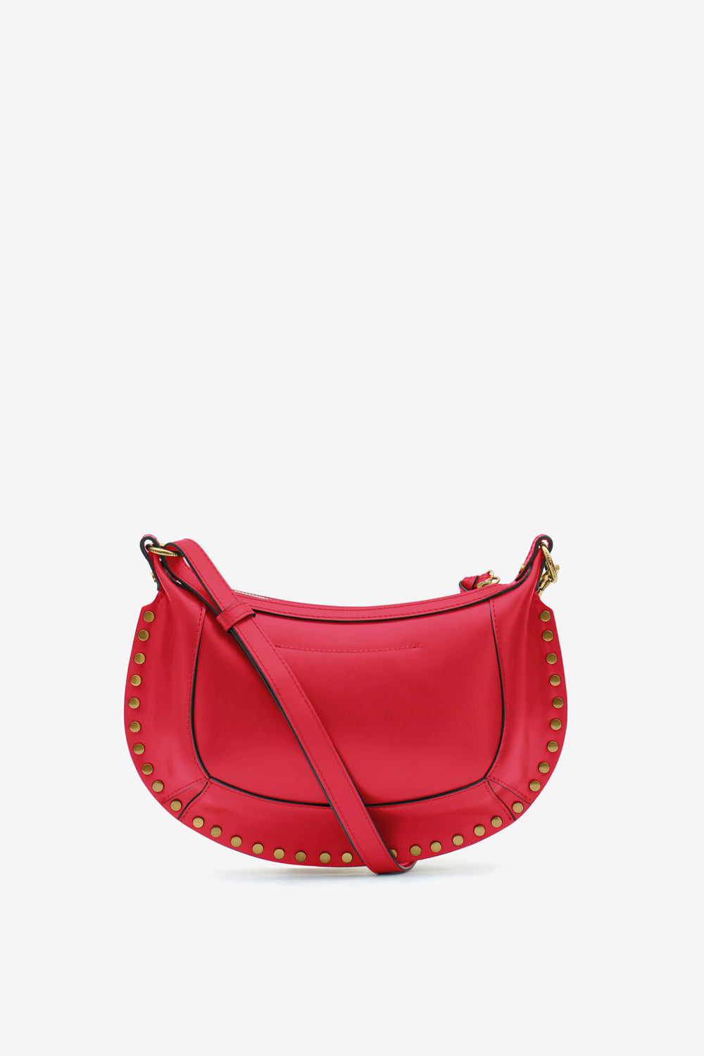 Borsa oskan moon in pelle di vitello da portare a spalla - Rosso - Woman - 2