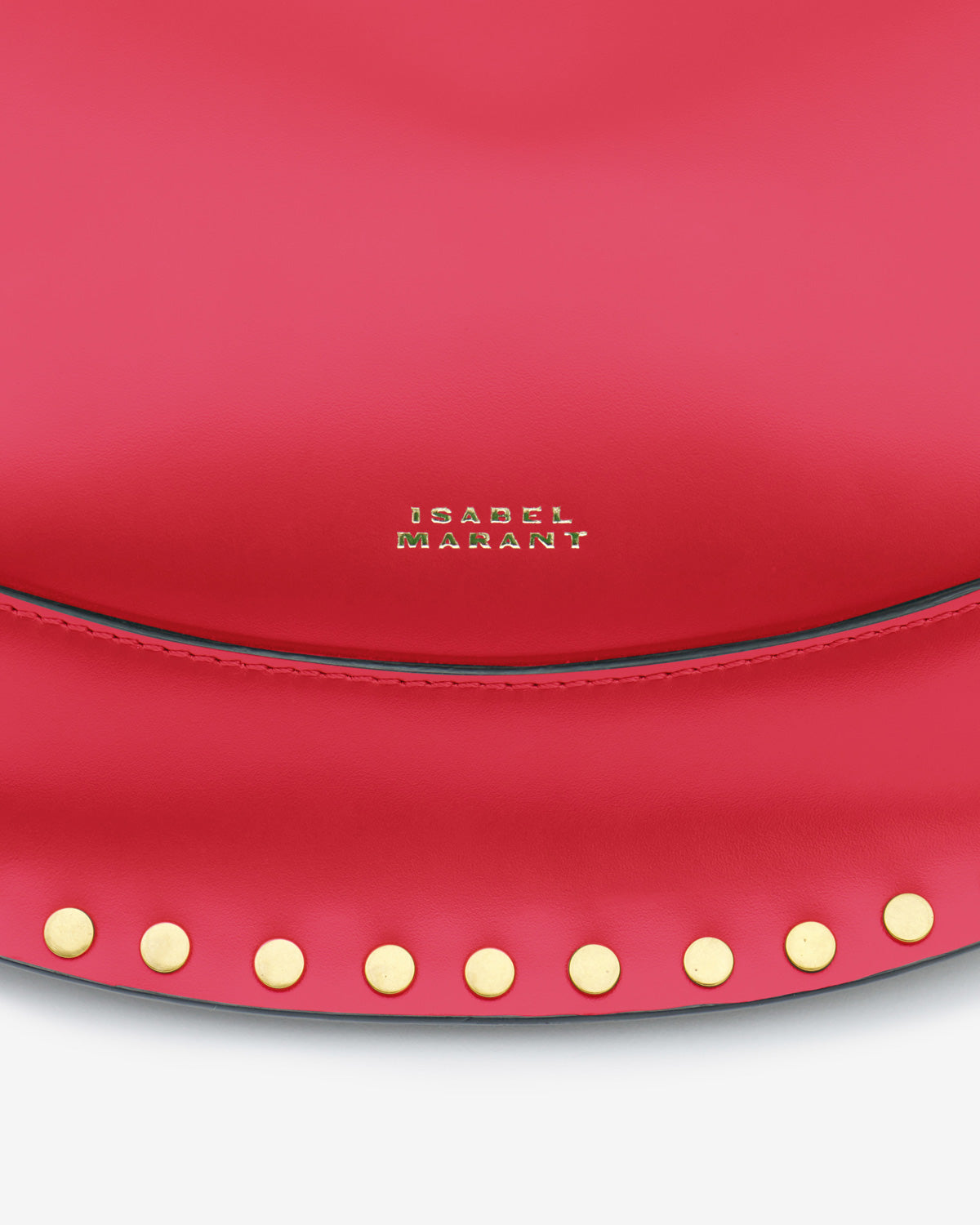 Schultertasche oskan moon aus kalbsleder - Rot - Woman - 3