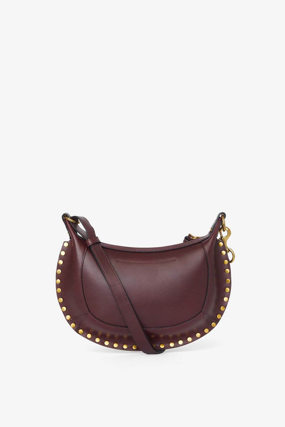 Borsa oskan moon da portare a spalla in pelle - Bordeaux - Woman - 4