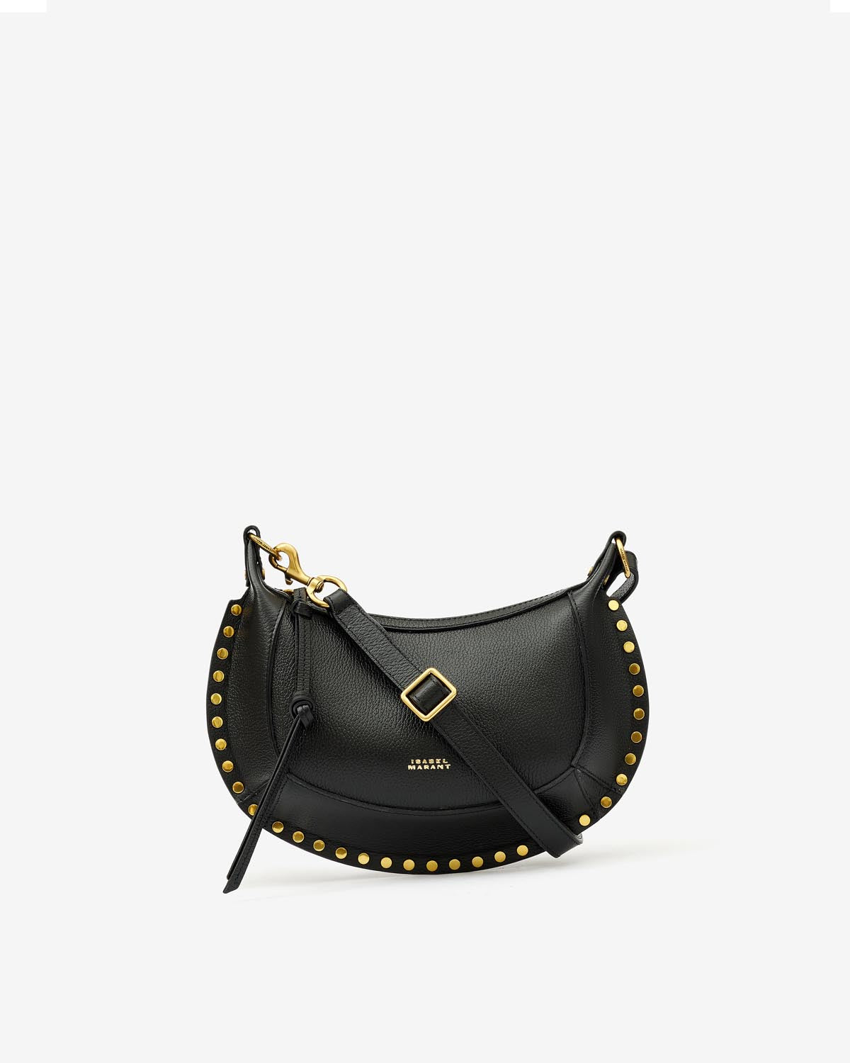 Schultertasche oskan moon aus genarbtem leder - Schwarz - Woman - 1