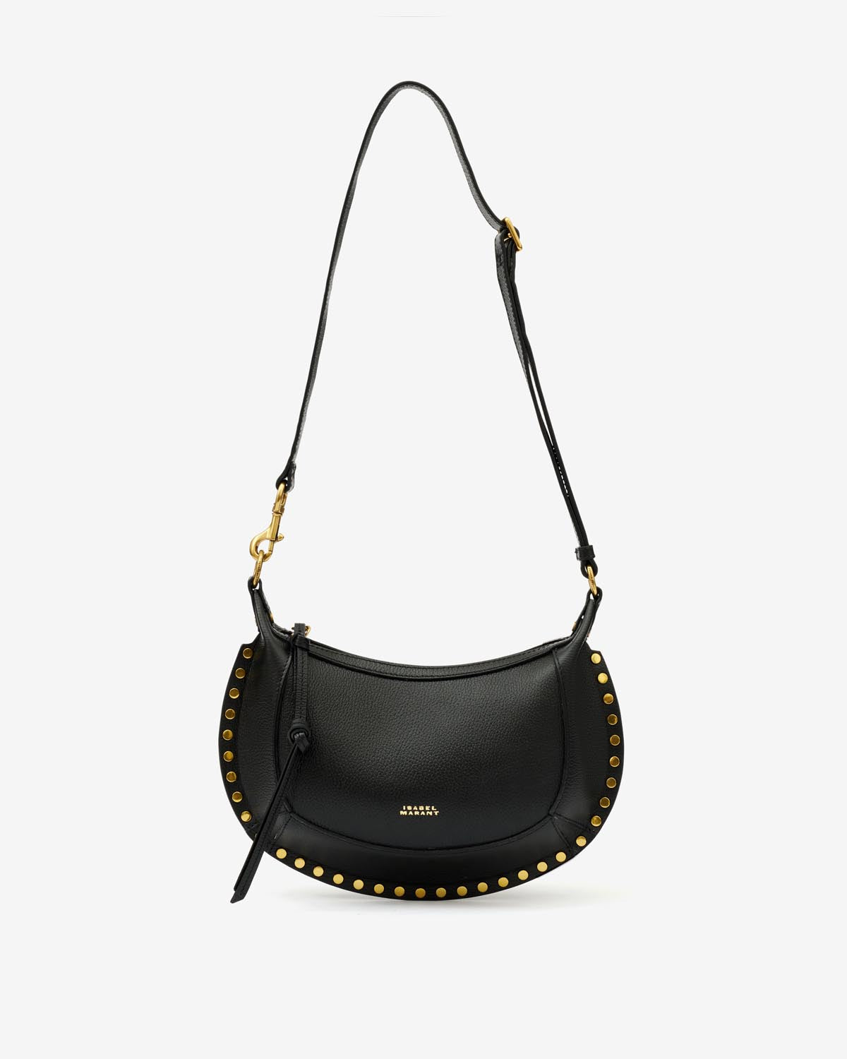 Schultertasche oskan moon aus genarbtem leder - Schwarz - Woman - 5