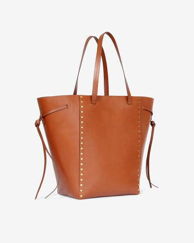 Tote bag oskan aus leder - Cognac - Woman - 6