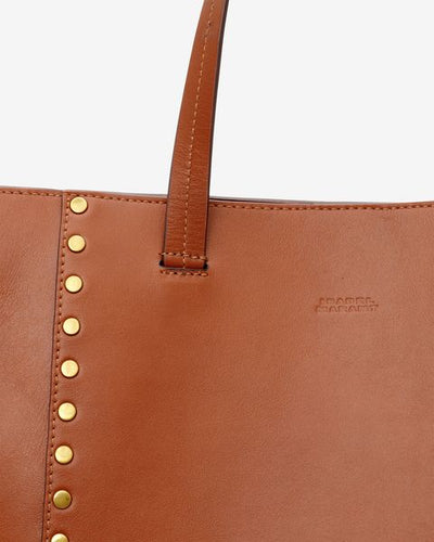 Tote bag oskan aus leder - Cognac - Woman - 3