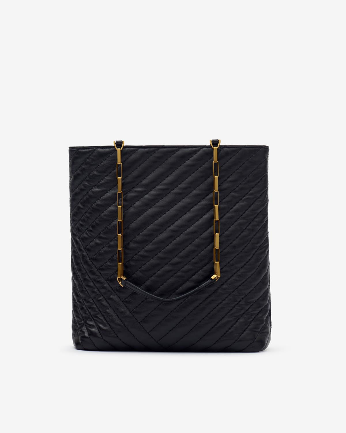 Merine shopping bag Woman Black and gold 2