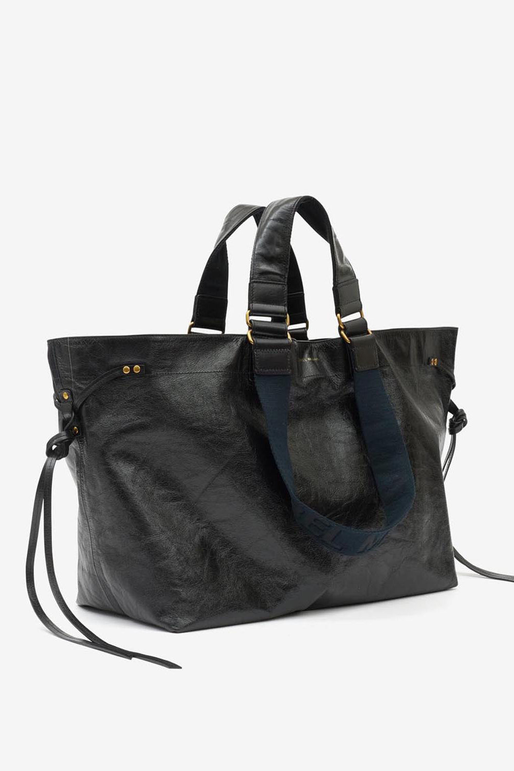 Wardy スムースレザー トートバッグ ラージ - 黒 - Woman - 9