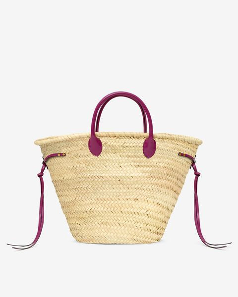 Bolso cadix Woman Natural and purple 2