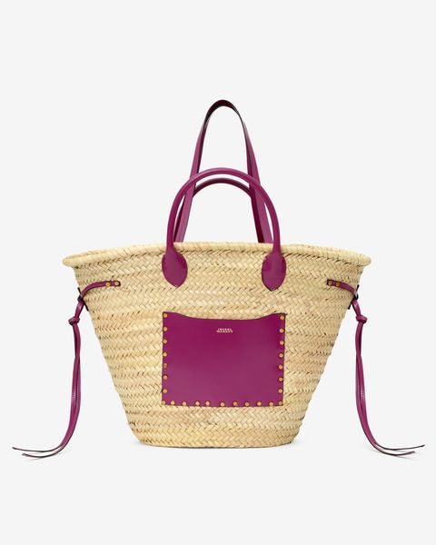 Bolso cadix Woman Natural and purple 5