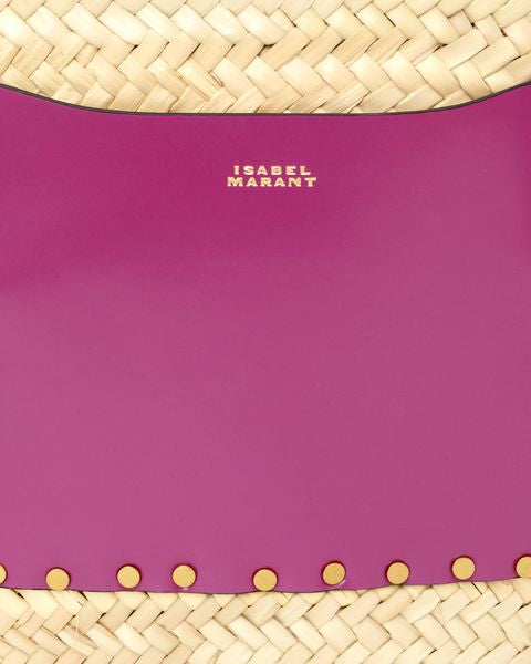 Bolso cadix Woman Natural and purple 6