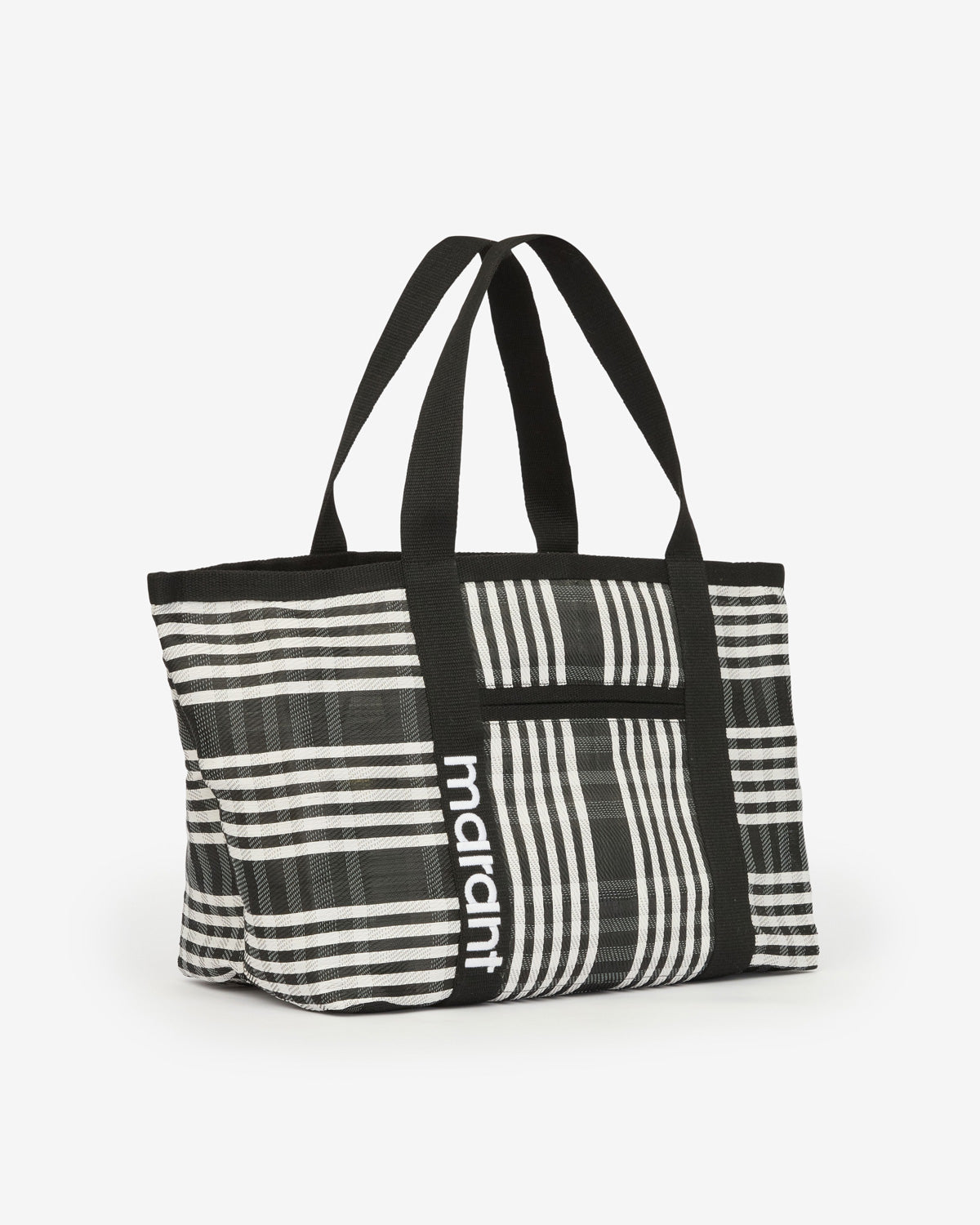 Darwen nylon shoulder tote bag - Black-white - Woman - 4