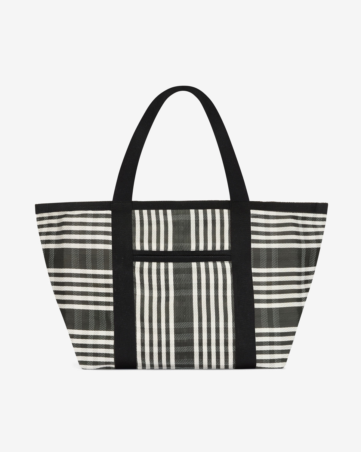 Darwen nylon shoulder tote bag - Black-white - Woman - 2