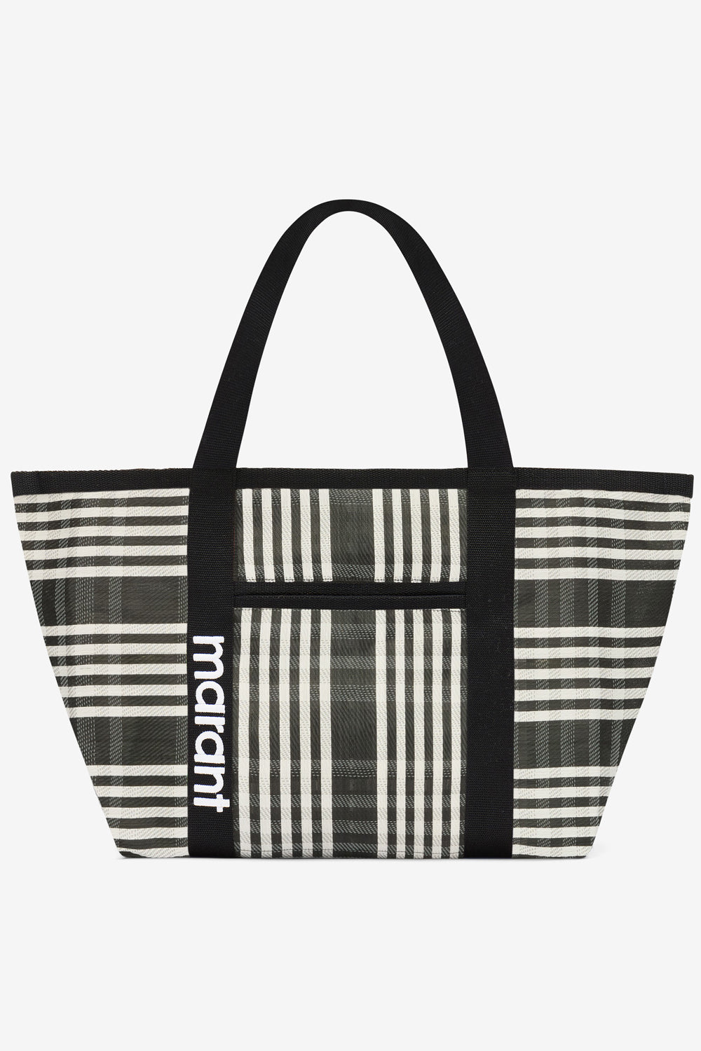 Darwen nylon shoulder tote bag - Black-white - Woman - 1
