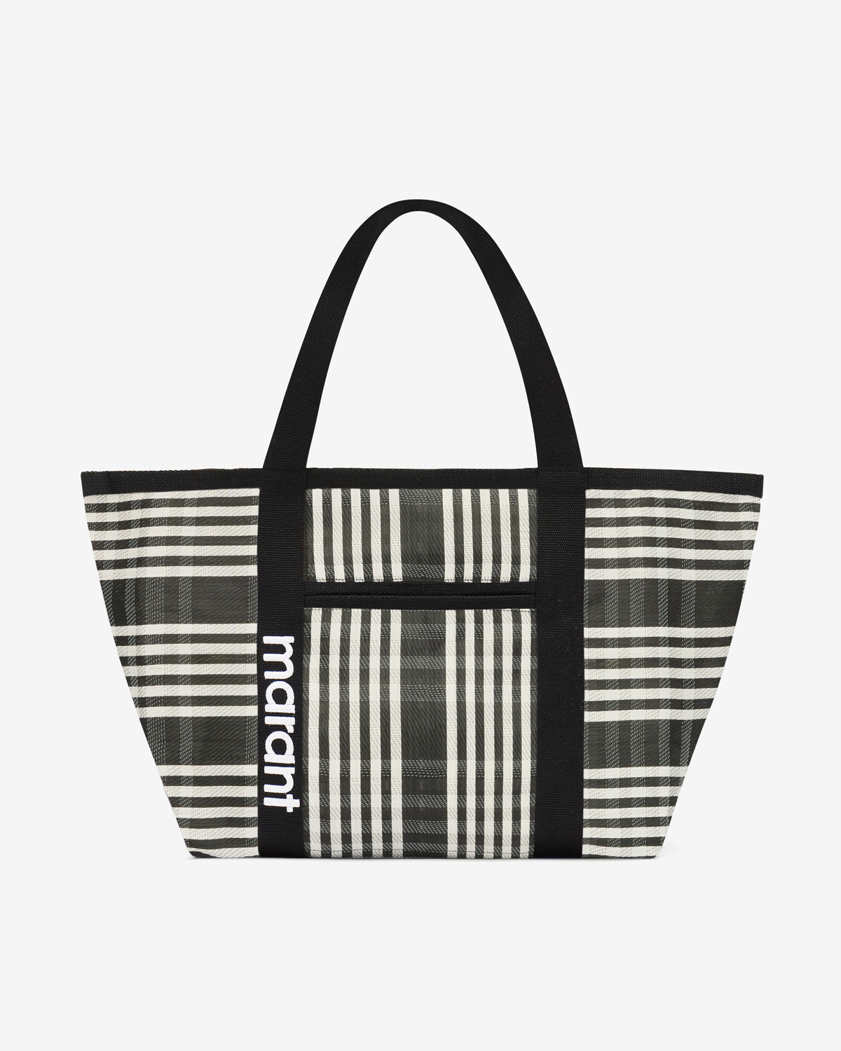 Darwen nylon shoulder tote bag - Black-white - Woman - 1