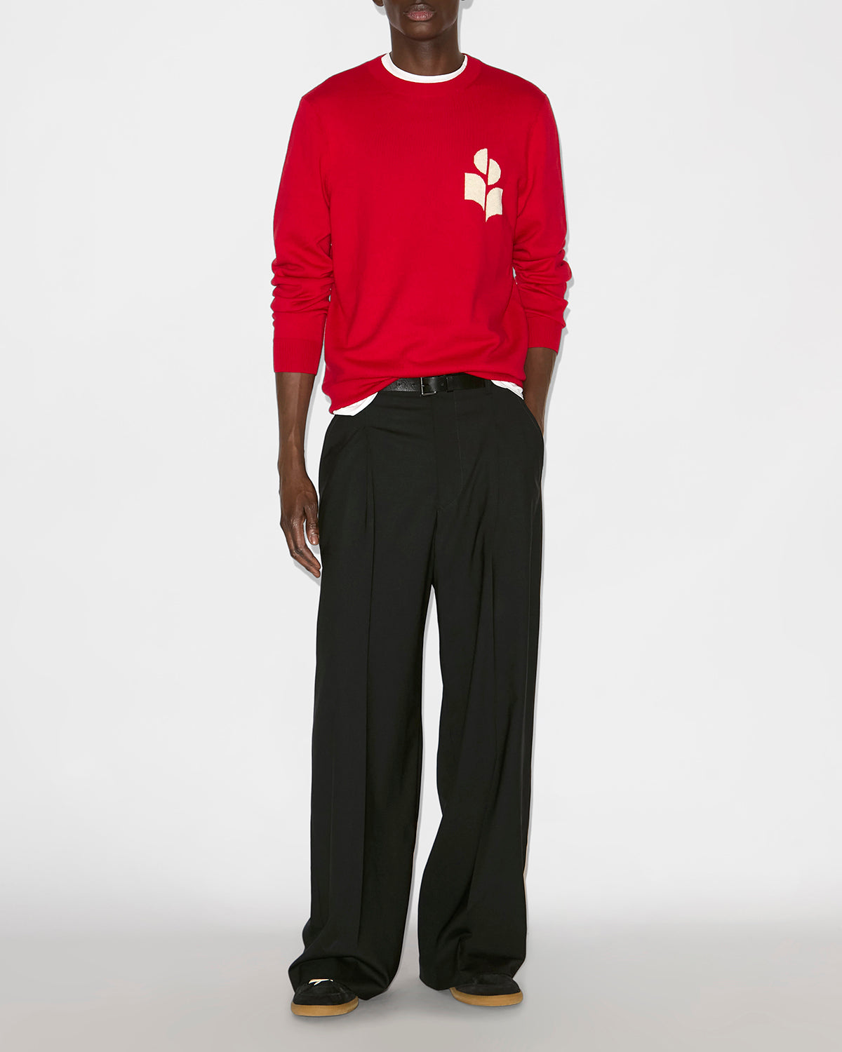 Pullover evans Man Poppy red 4