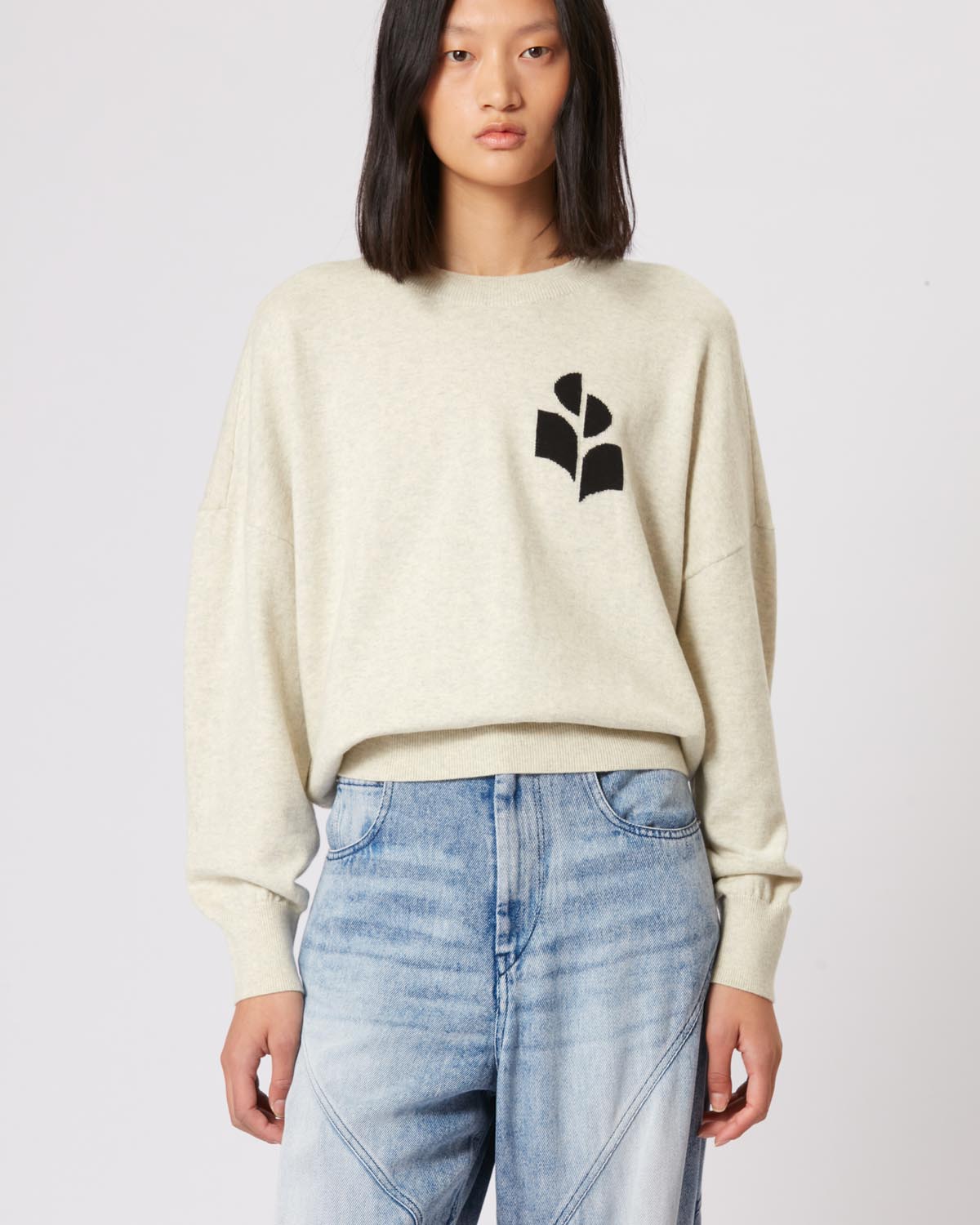Marisans sweater Woman Light gray 4