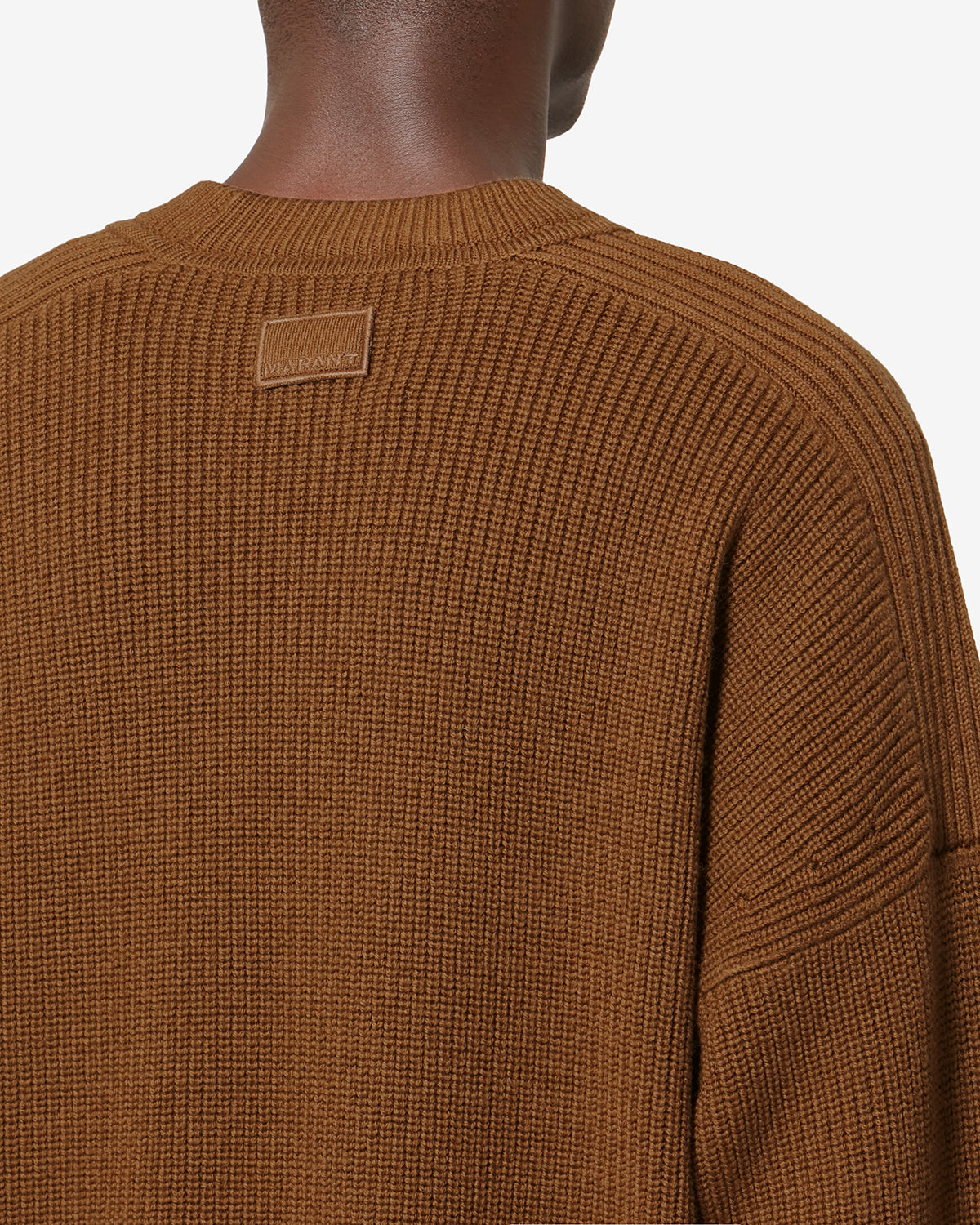 Pull barry en laine mérinos - Cognac - Man - 2