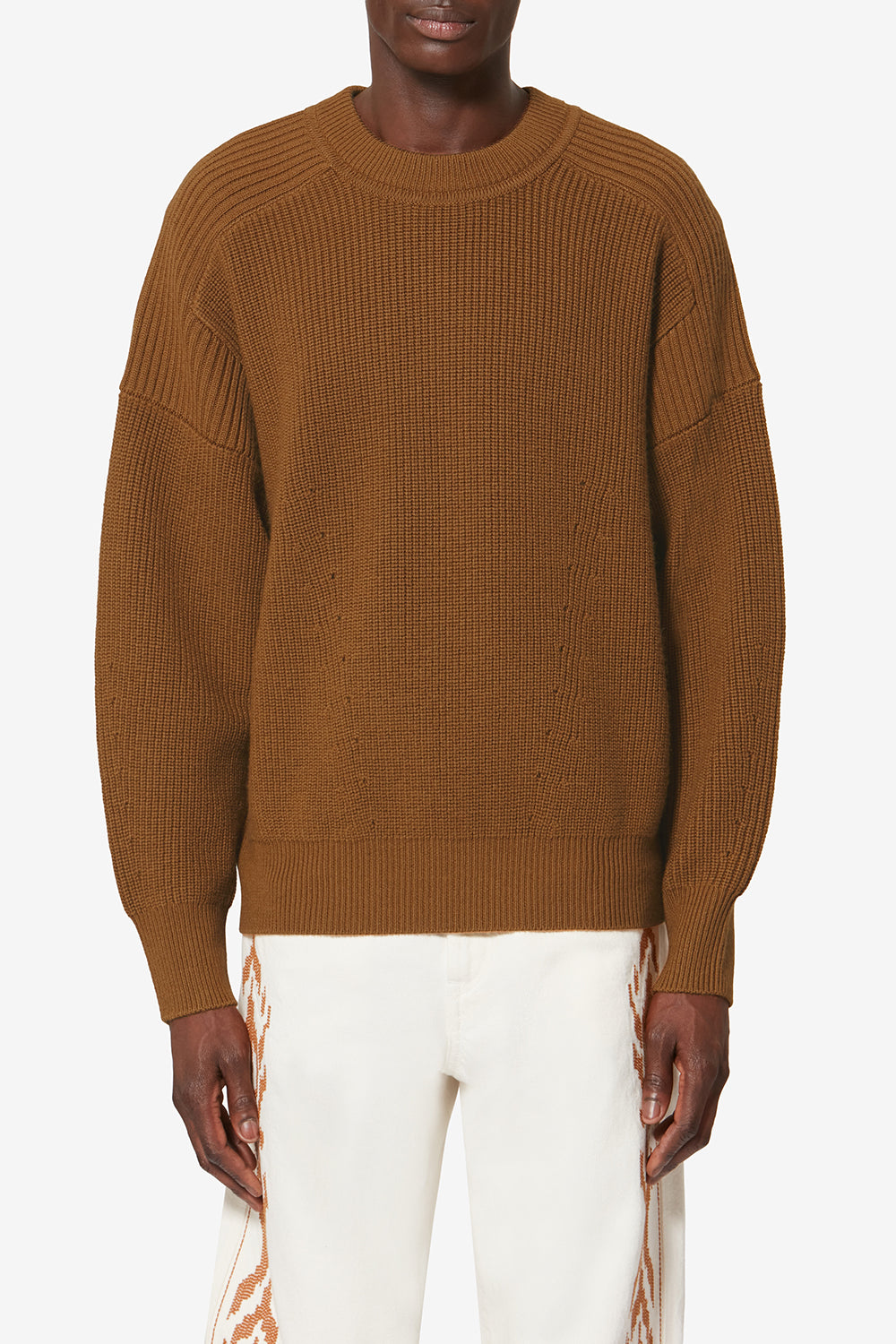 Barry 메리노 울 스웨터 - Cognac - Man - 4