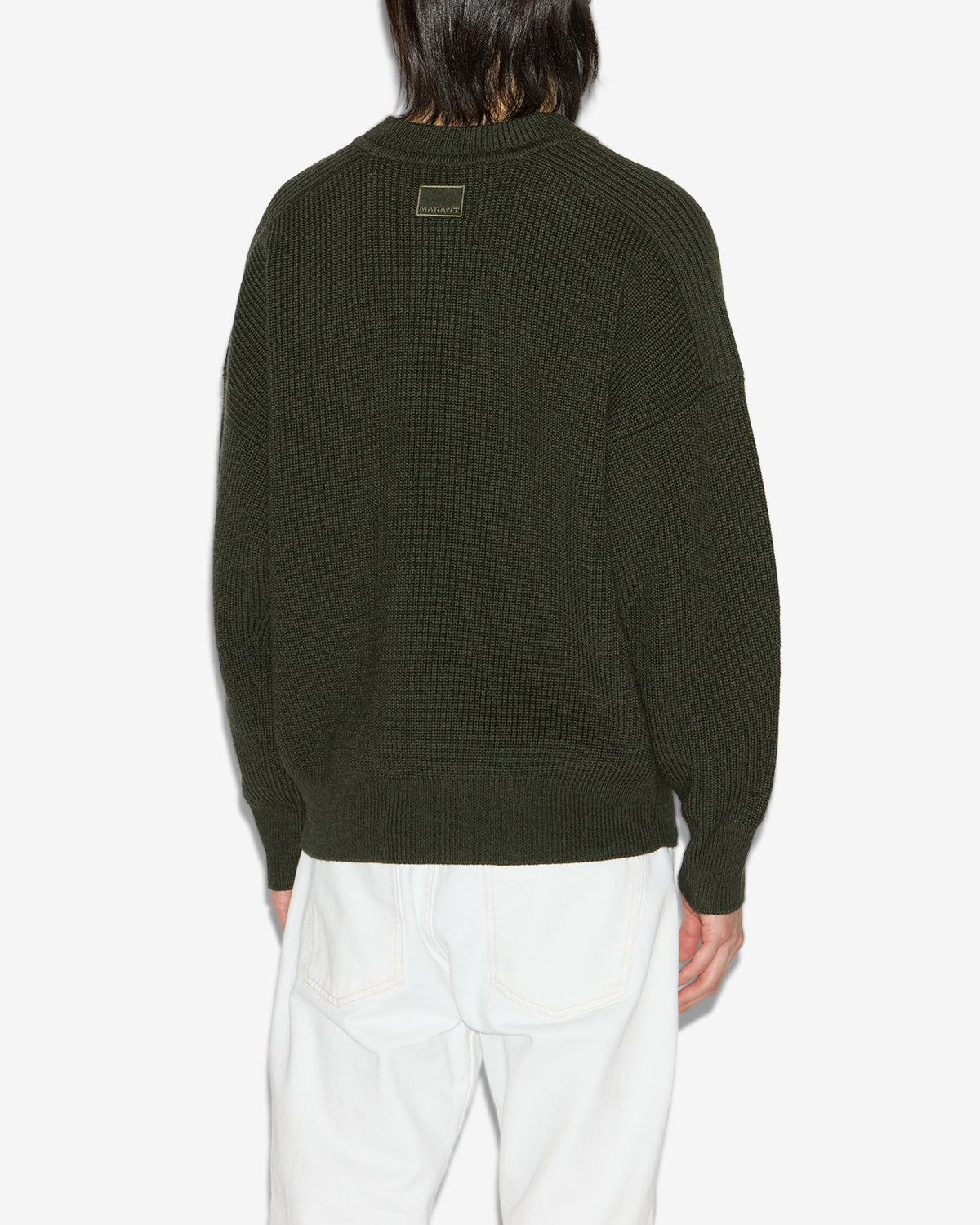 Barry ribbed wool sweater - Khaki - Man - 4