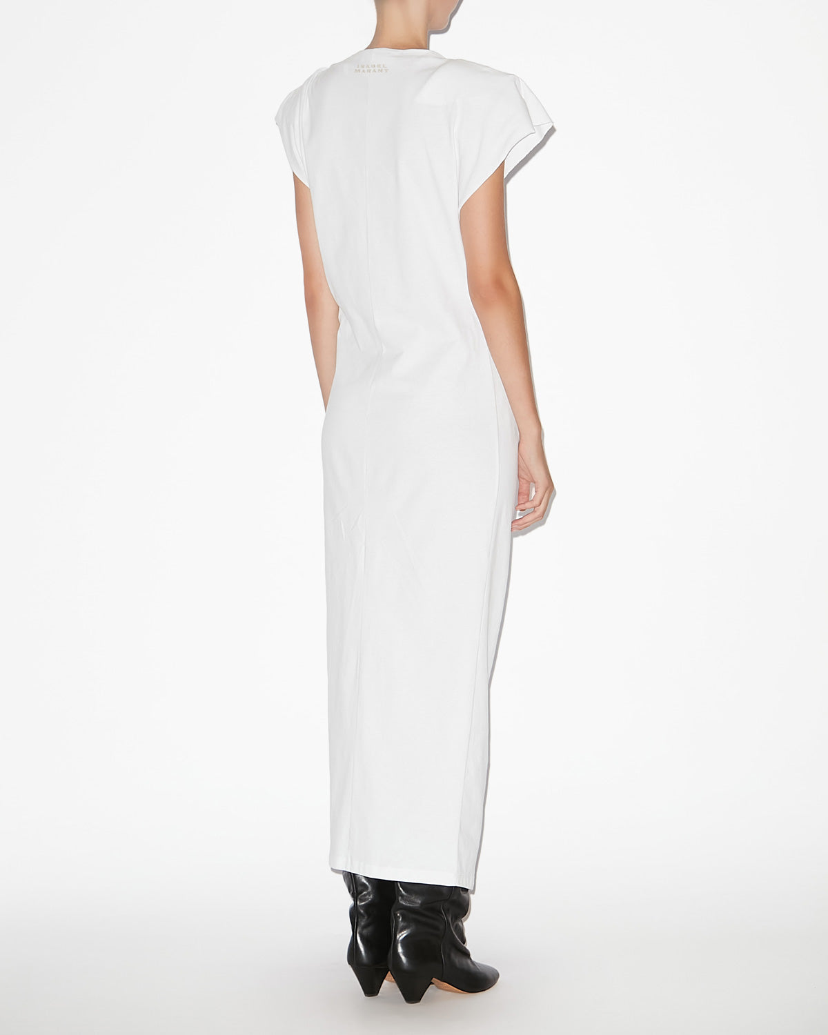 Robe longue nadela en jersey  - Blanc - Woman - 3