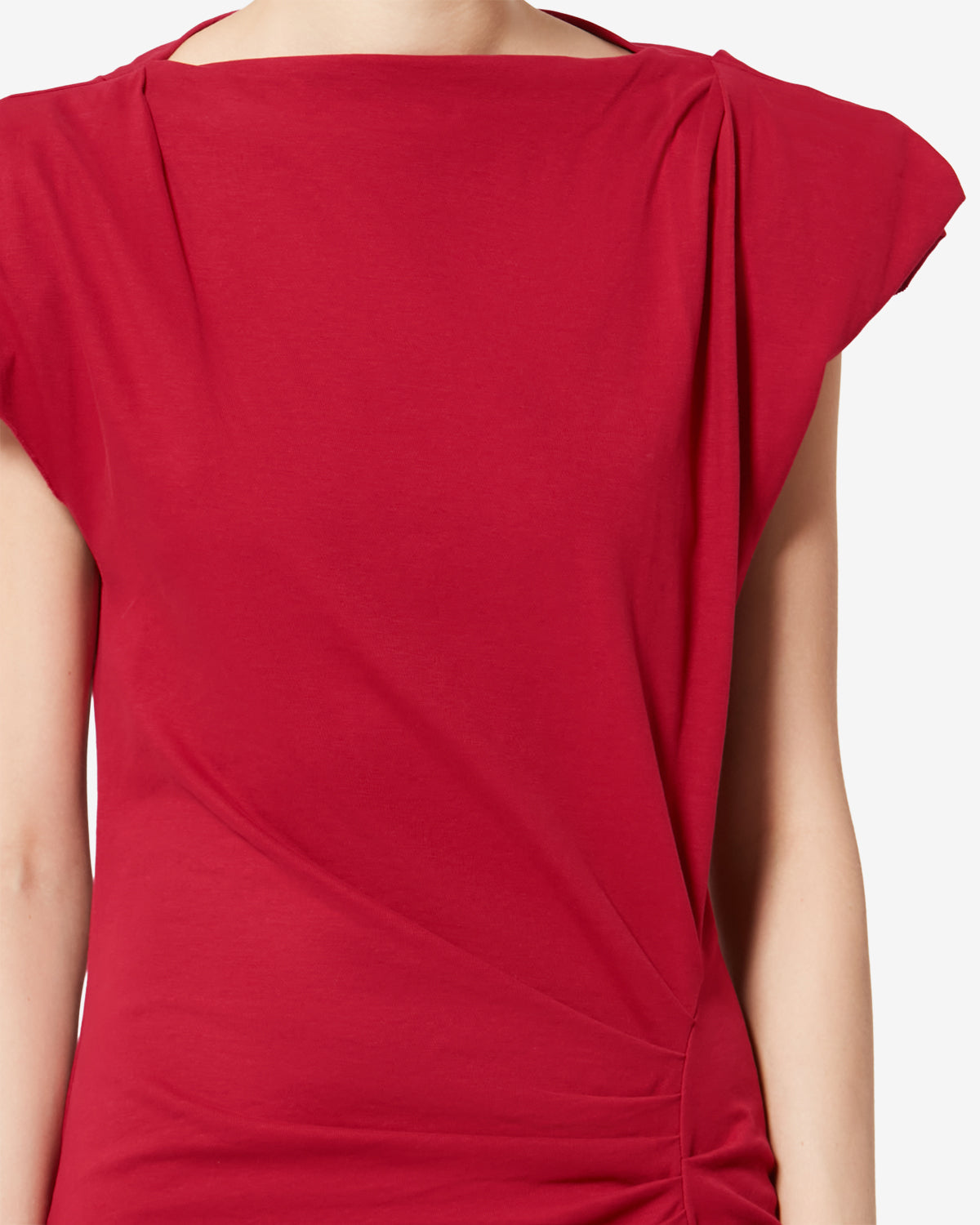 Nadela cotton jersey dress - Cherry - Woman - 2