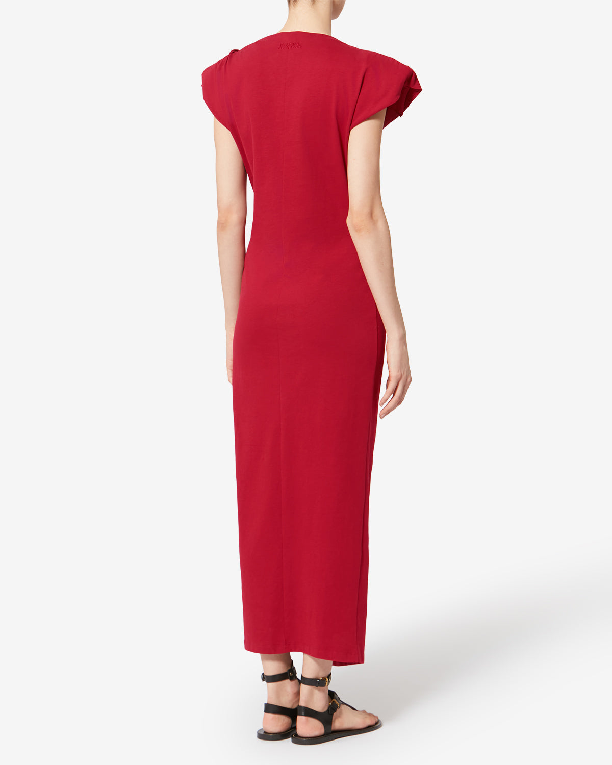 Nadela cotton jersey dress - Cherry - Woman - 4