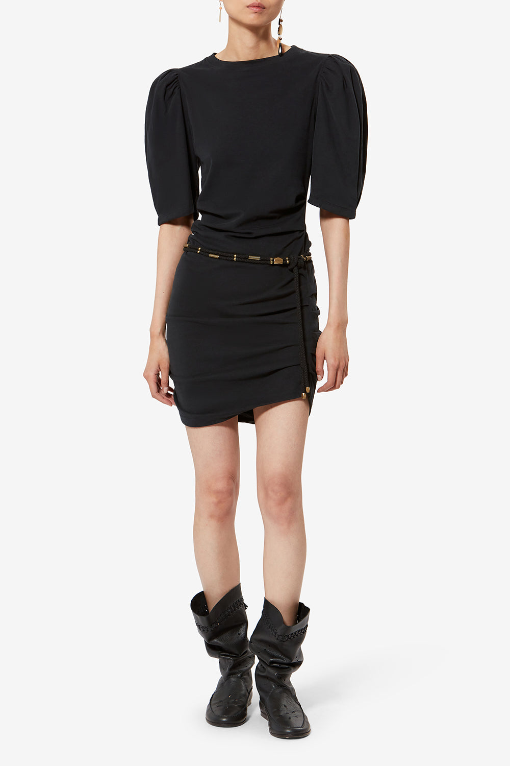 Mylda organic cotton dress - Black - Woman - 2