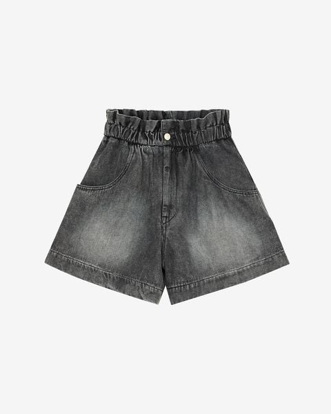 Titea shorts in denim morbido Woman Grigio 7