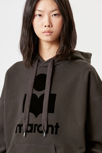 Sudadera con capucha oversize mansel - Negro lavado - Woman - 3