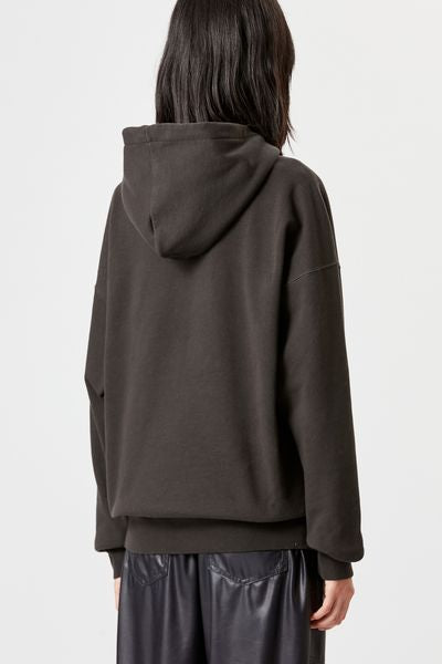 Sudadera con capucha oversize mansel - Negro lavado - Woman - 5