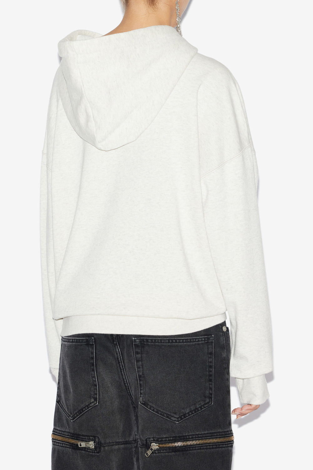 Sudadera con capucha oversize mansel - Crudo - Woman - 5