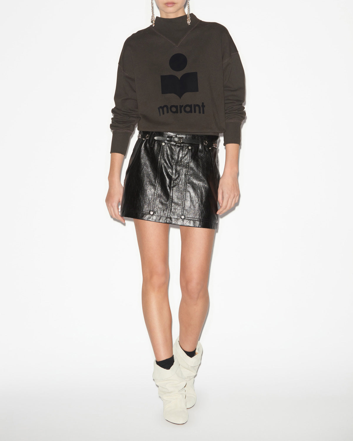 Sweatshirt moby Woman Schwarz gewaschen 4