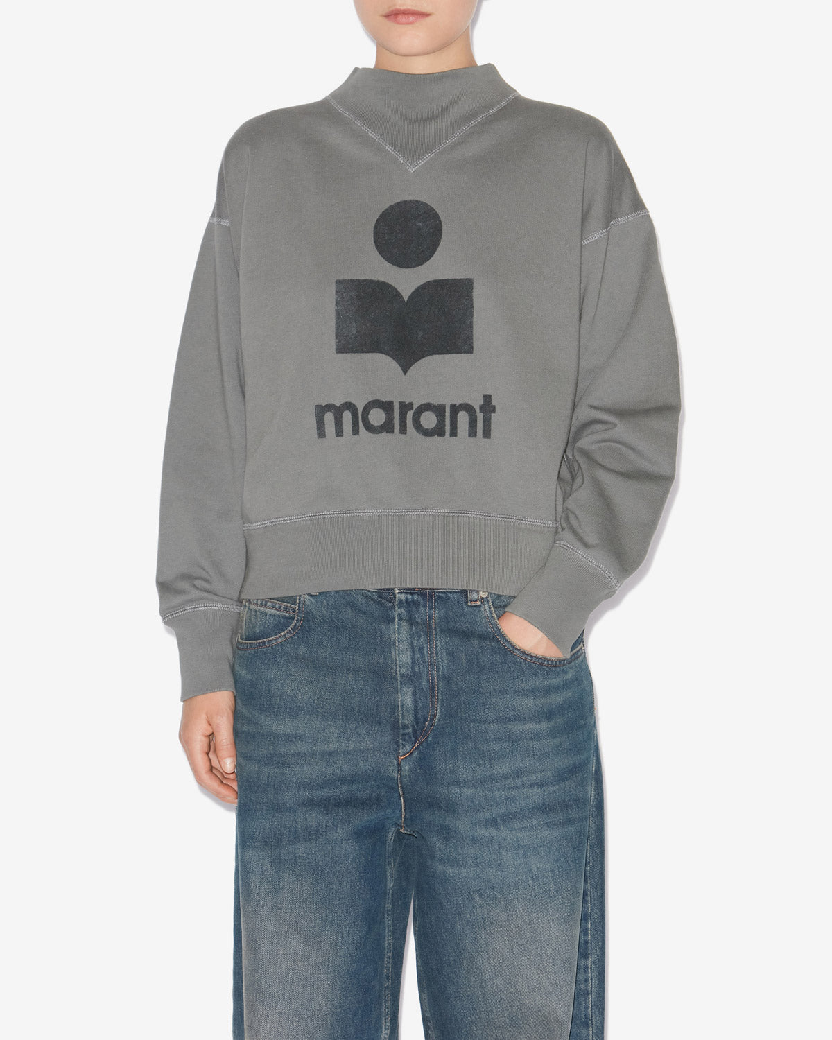 Sweatshirt moby Woman Slate 4