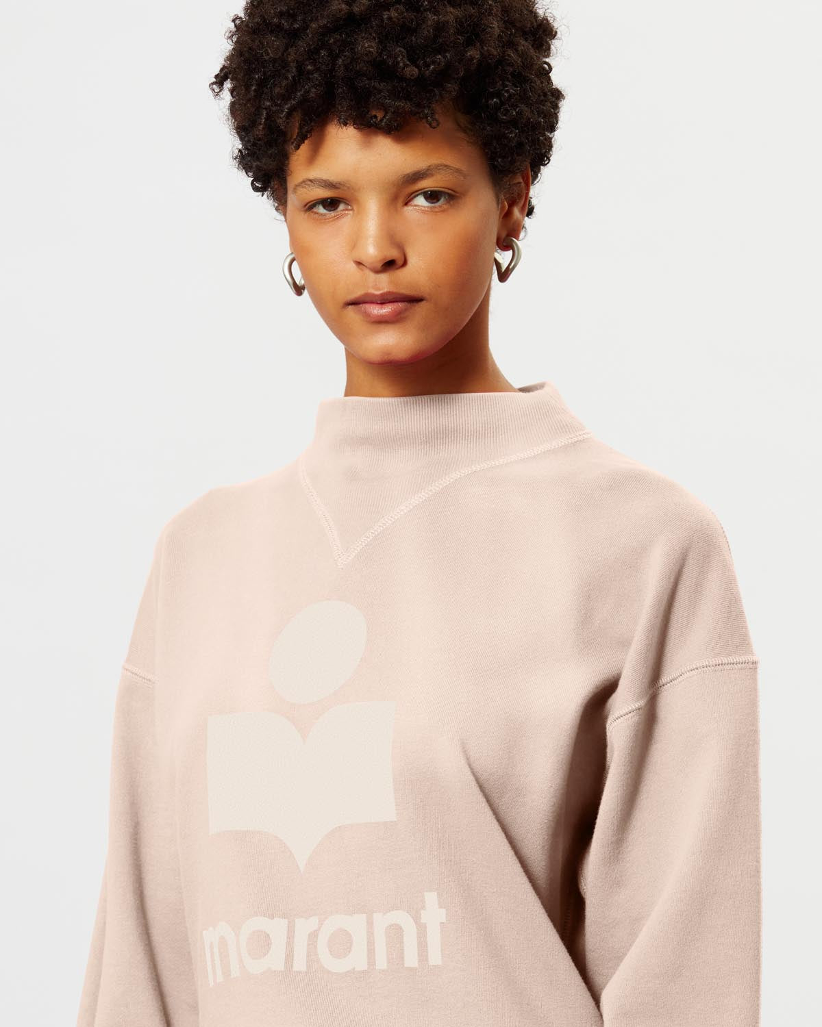Sweatshirt moby Woman Rose perle-écru 11
