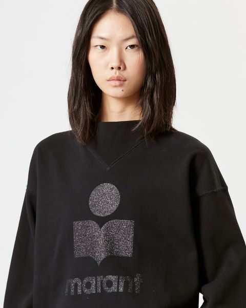 Moby 스웨트 셔츠 Woman 검은색 3