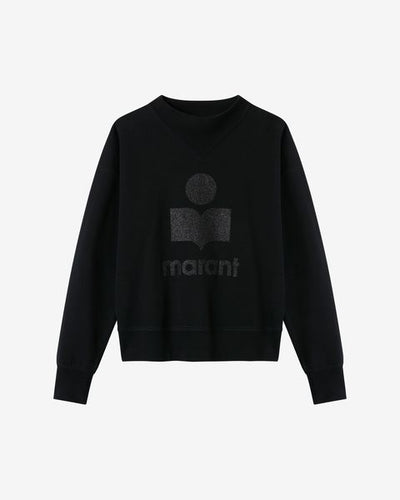 Sudadera con logo y cuello alto moby - Negro - Woman - 6