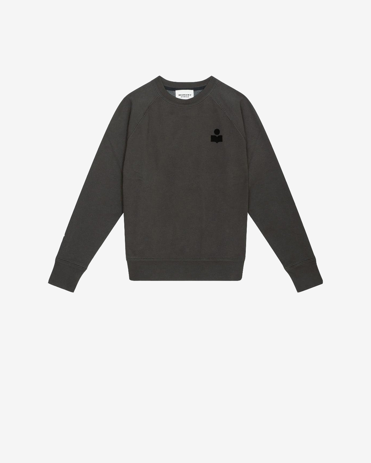 Felpa milla in cotone con logo - Nero lavato - Woman - 5