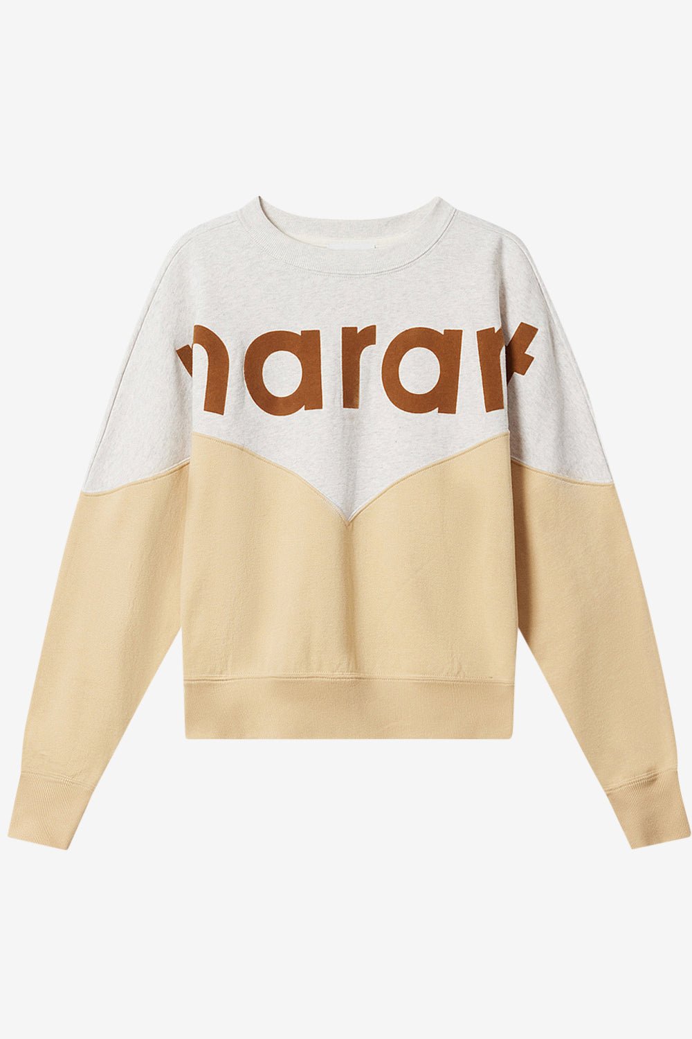 Sweatshirt en coton à logo millyny - Ocre clair - Woman - 1