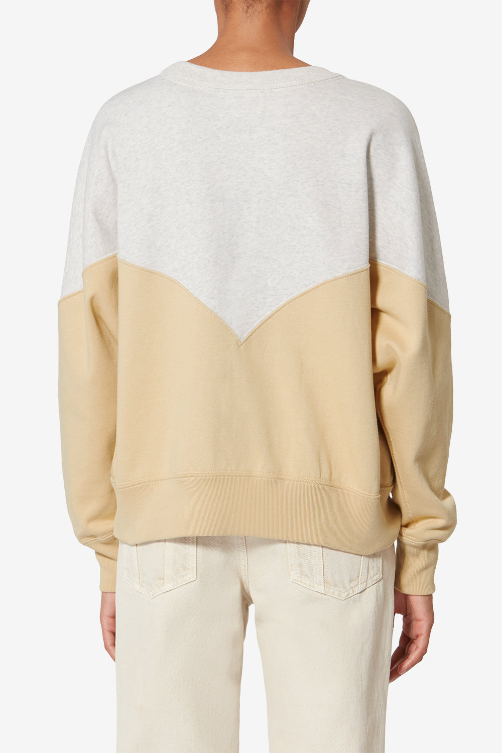 Sweatshirt en coton à logo millyny - Ocre clair - Woman - 5
