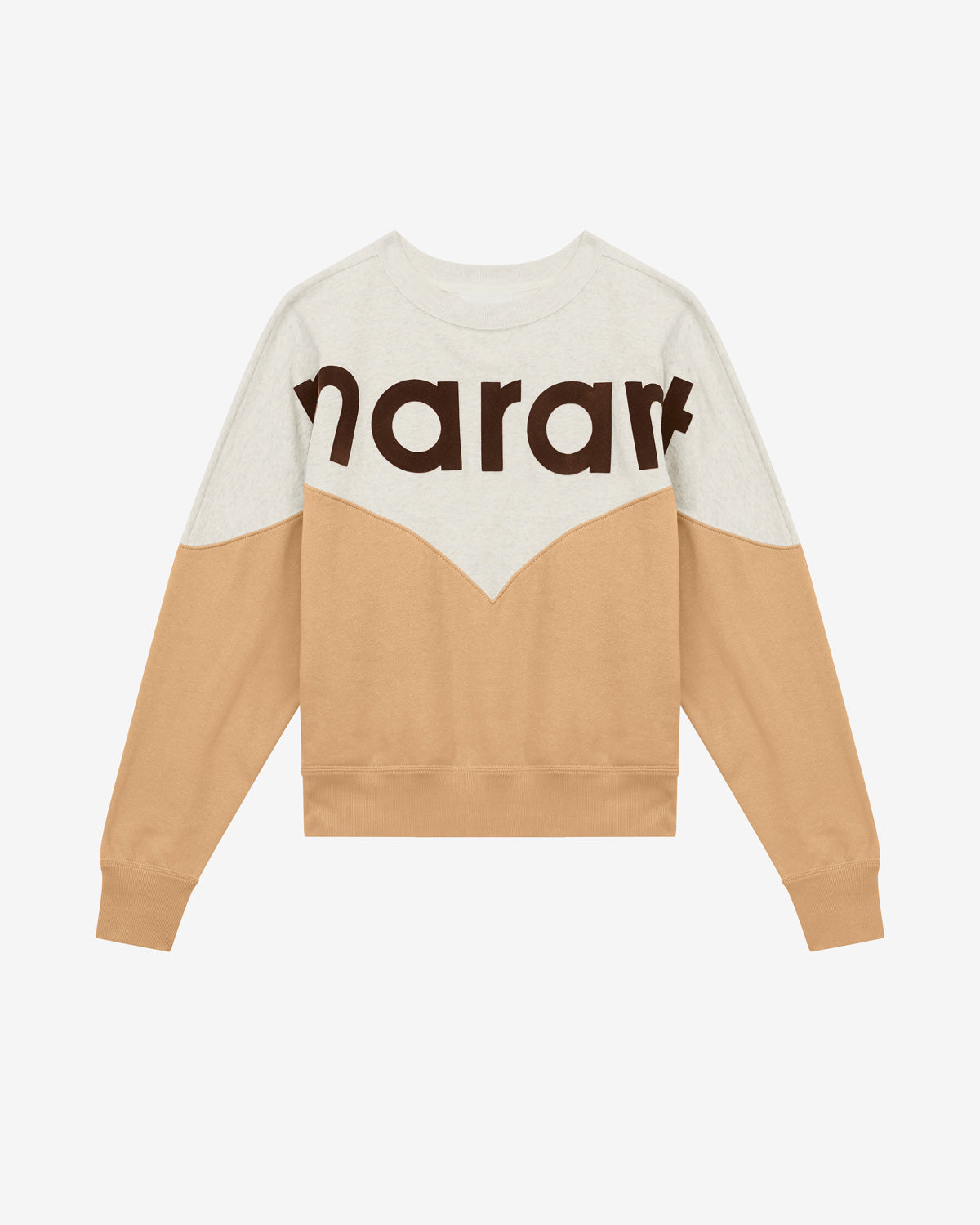 Sweatshirt houston Woman Ecru/camel 4