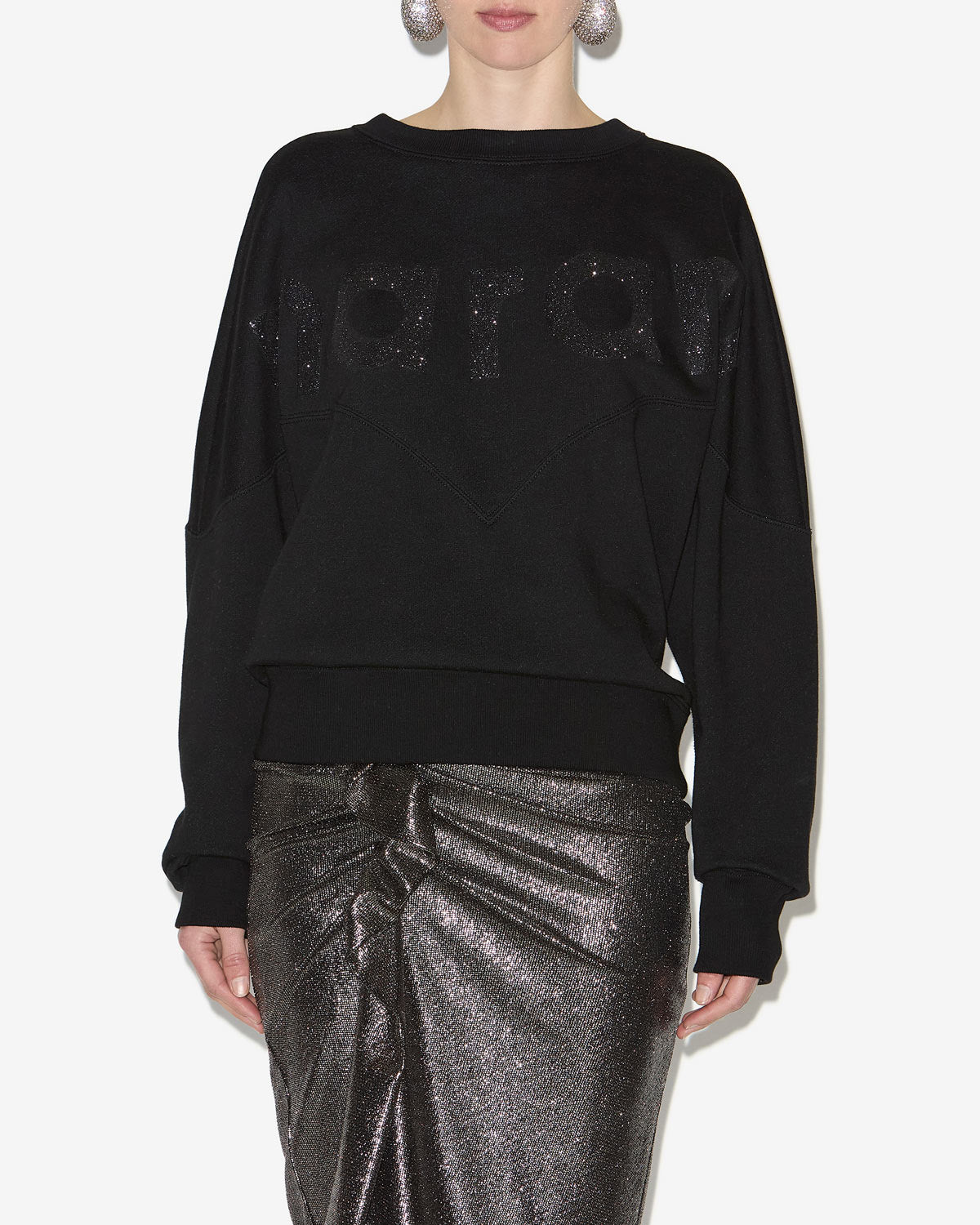 Sweatshirt houston en coton à logo - Noir - Woman - 3